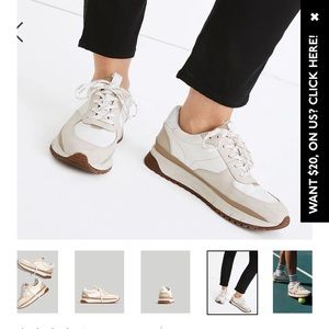 Madewell MWL kickoff trainer sneakers - women’s 8 - LIKE NEW